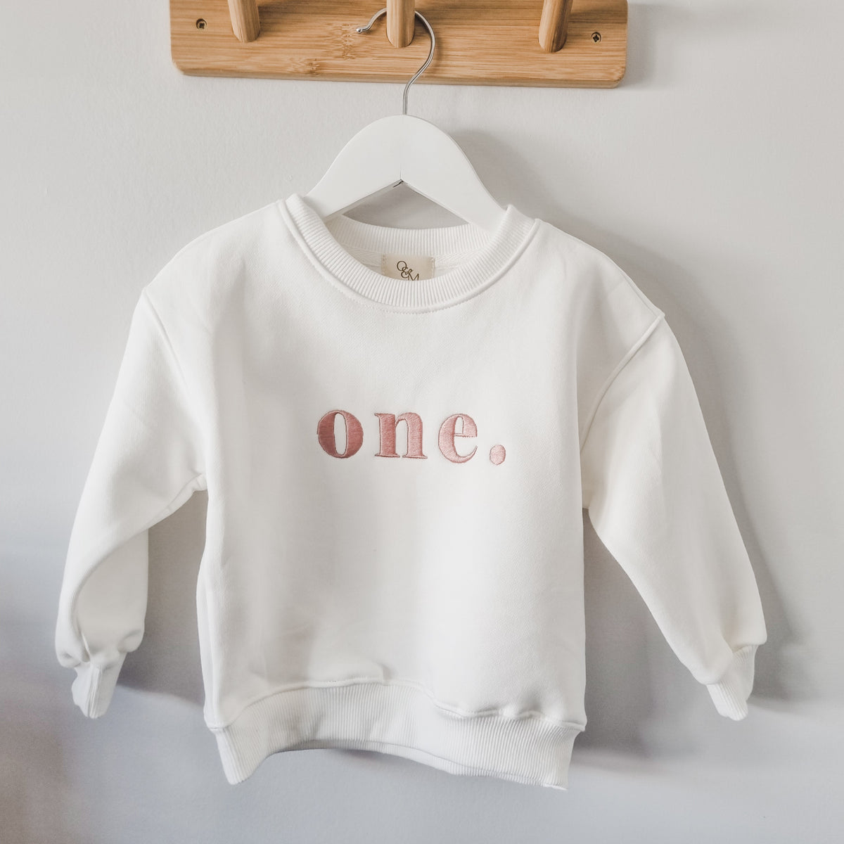 White Celebration Jumper - word