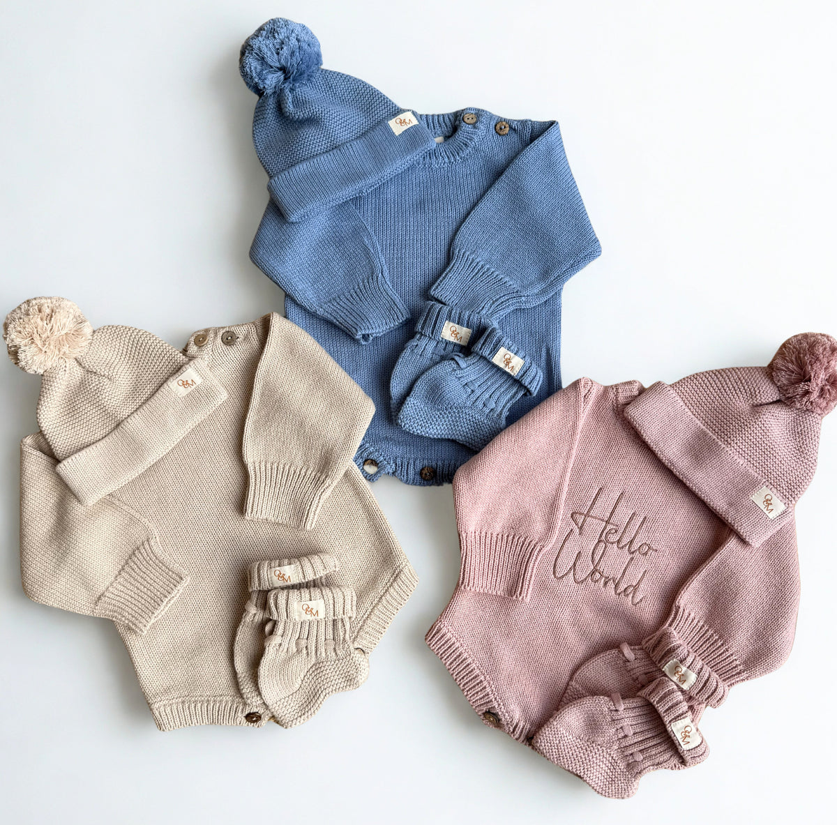 Baby Gift Set - Dusty Rose
