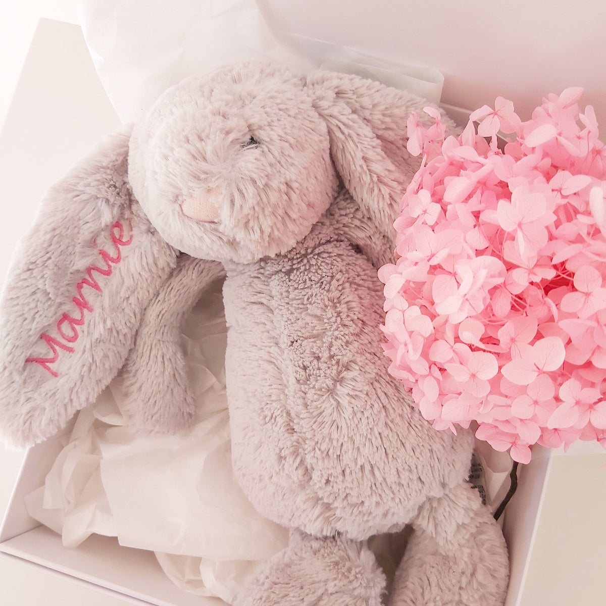 Personalised Named JellyCat Bunny Toy