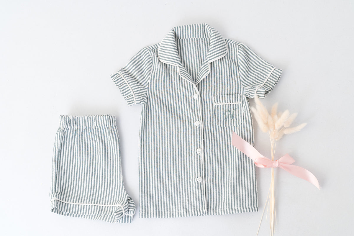 Personalised Childrens Summer Pajamas
